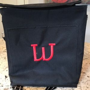 Thirtyone soft sided cooler tote. Embroidered W.